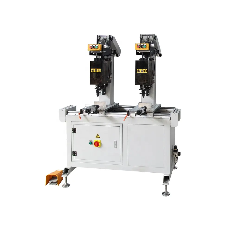 PVC windows and doors making double head screws fastening machine for window machines